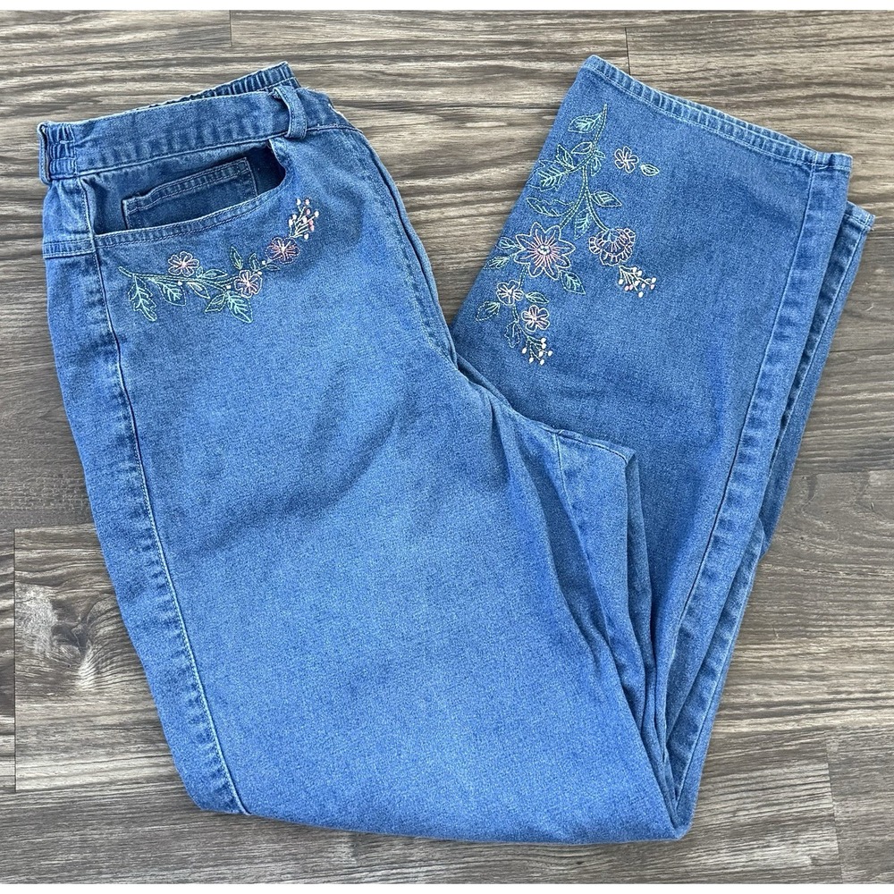 SOLD
core teacher core floral Top Jeans Sz 10 Boho Vintage‎ Y2K indie - Picture 3 of 16